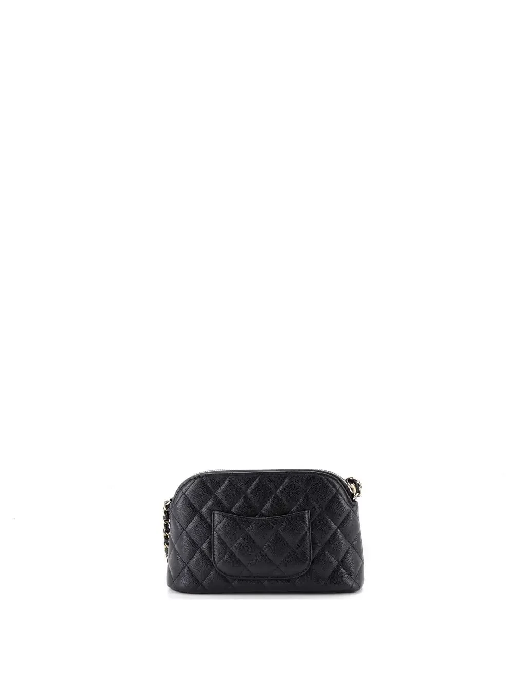Chanel Cc Dome Zip Clutch With Chain #260993C45B